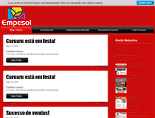 Tablet Screenshot of empesol.com.br